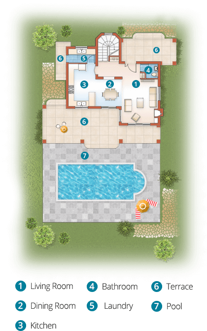 Villa F - Ground Floor